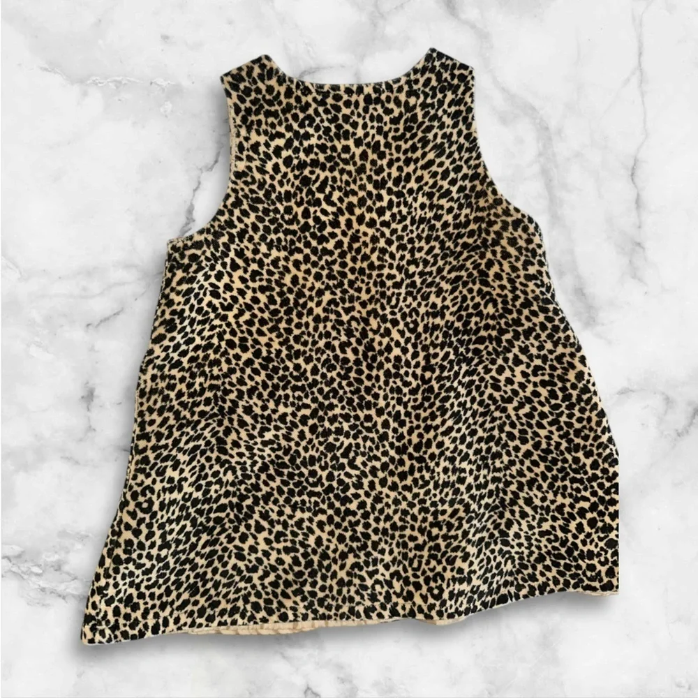 Baby Gap Toddler Girls Cheetah Animal Print Full Zip Dress Sz 6-12m